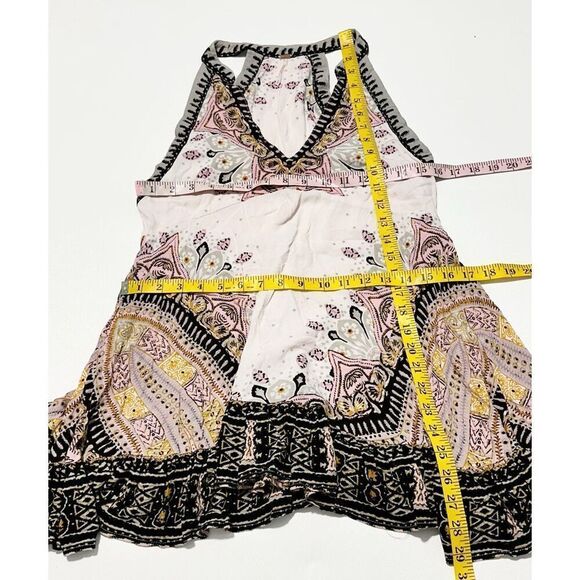 Free People‎ Women's Steal The Sun Printed Tunic Top Multi Small - Picture 8 of 11